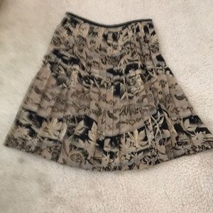 Vintage Escada Knife Pleated Skirt
